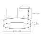ART-S-ROUND L FLEX LED светильник подвесной круг (сплошная засветка)   -  Подвесные светильники 
